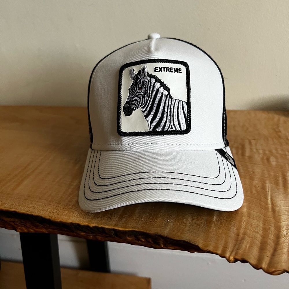 Goorin Bros Extreme Farm Trucker Hat Zebra 🦓